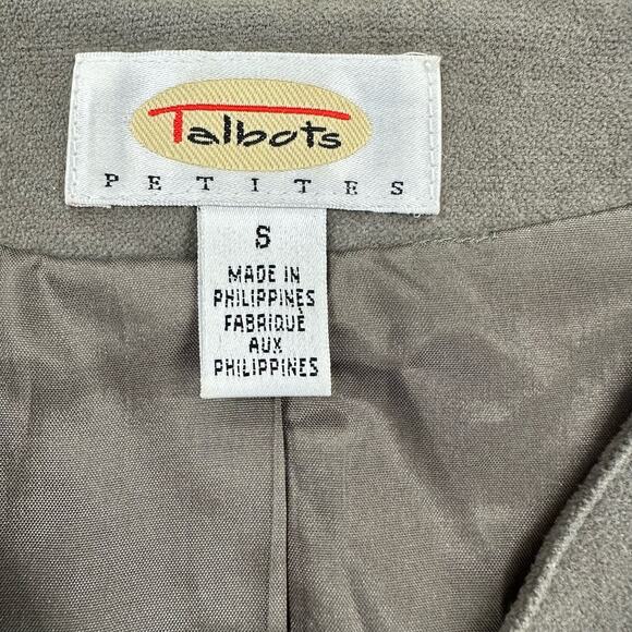 Talbots vintage 90s velour embroidered vest size small cottagecore - Picture 3 of 16